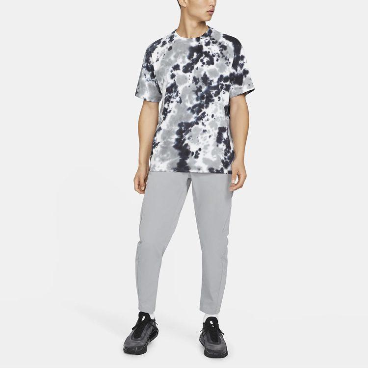 Nike Sportswear Loose Fit Tie-Dye Print Tee Gray DB6150-101