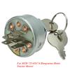 For MTD 725-0267A Ride On Tractor Mower Lawn Mower Ignition Starte 5 Spade Ignition Starter Switch with Keys 725-0267 925-0267A