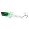 1pc Hengjia 6.5CM/6.6G Artificial Popper Fishing Lure 8# Hook Topwater Fishing Bait
