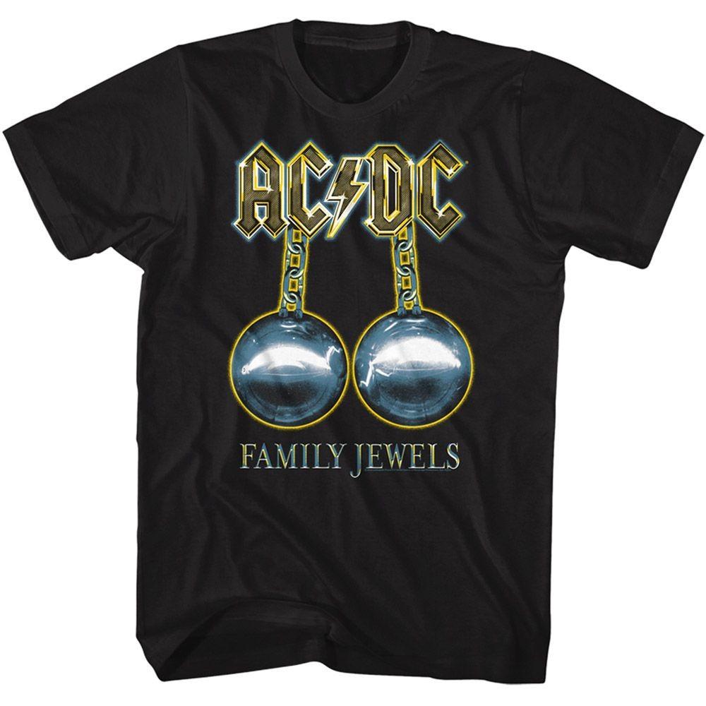 

AC/DC Family Jewels Black Rock and Roll Music Band T-Shirt XL