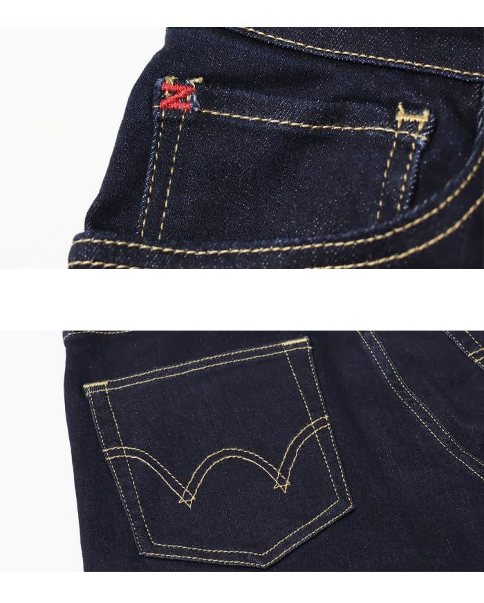 Edwin EZD02 Slim Tapered Strečové Džínové Pánské Džíny Tmavě Modré,