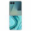 Marble Case For Samsung Z Flip7 Transparent Hard PC Plastic Cover Shockproof Coque for Samsung Galaxy Z Flip 7 5G Funda Zflip7