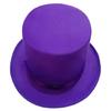 Elegant British Style Trilby Hat Flat Top Felts Hat for Magicians Gentleman