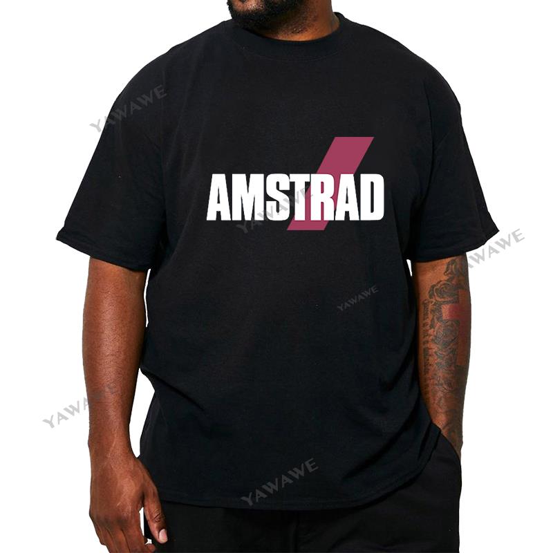 Nové potištěné pánské tričko Bavlněná trička O-výstřih Krátký rukáv NDVH Amstrad Dámské tričko mnoho barev topy móda unisex tričko