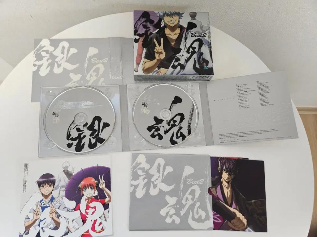 Gintama Limited Edition Theme Song Collection Best 2 CD+DVD+Booklet+Pokémon Used