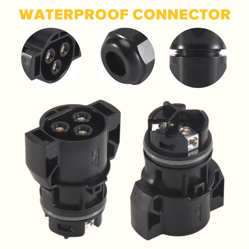 Solar PV Connector Plug Waterproof IP68 4000V 40A For Solar PV System Panel Parallel Protection Set Kit LY01-Female-B61B