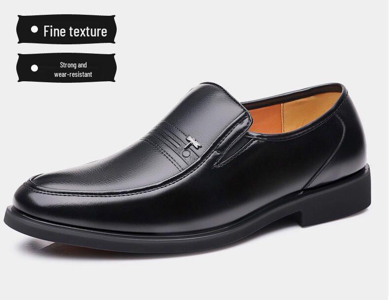 Dragonfly Brand Non-Slip Genuine Cowhide Leather Men's Formal Casual Shoes