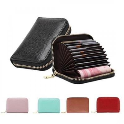 Simple Accordion Card Wallet 5 Colors