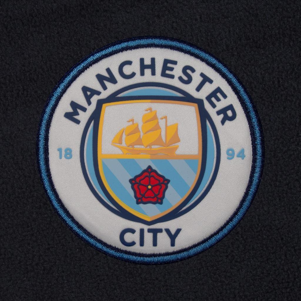 Manchester City FC Mens Crest Fleece Jacket