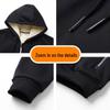 Men's European-Style Lambskin Hooded Cardigan - Autumn/Winter Casual Jacket Sweater