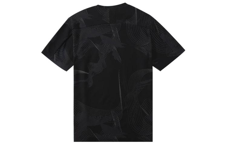 Adidas T Shirts Men's Black Crew Neck Moderate Straight Fit HE5140