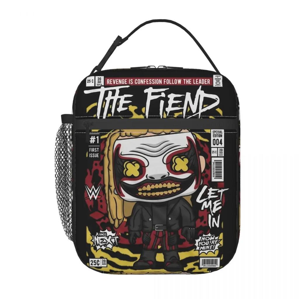 Insulated Lunch Bag Bray Wyatt Merch Vintage The Fiend Comics Storage Food Box Y2K Cooler Thermal Bento Box For School