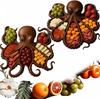Octopus charcuterie platter octopus fruit platter home living room decoration, creative fruit plate, item storage plate