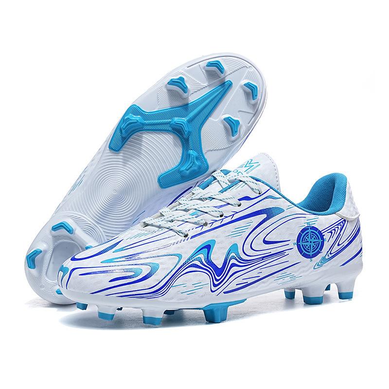 Large Size Football Shoes AG Long Nails Broken Nails Boys and Girls Teenagers Students Professional Game Training Sports Shoes
