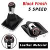 5 6 Speed PU Leather Gear Shift Knob For VW Golf 7 A7 MK7 GTI GTD  Level Shift Car 2013-2018