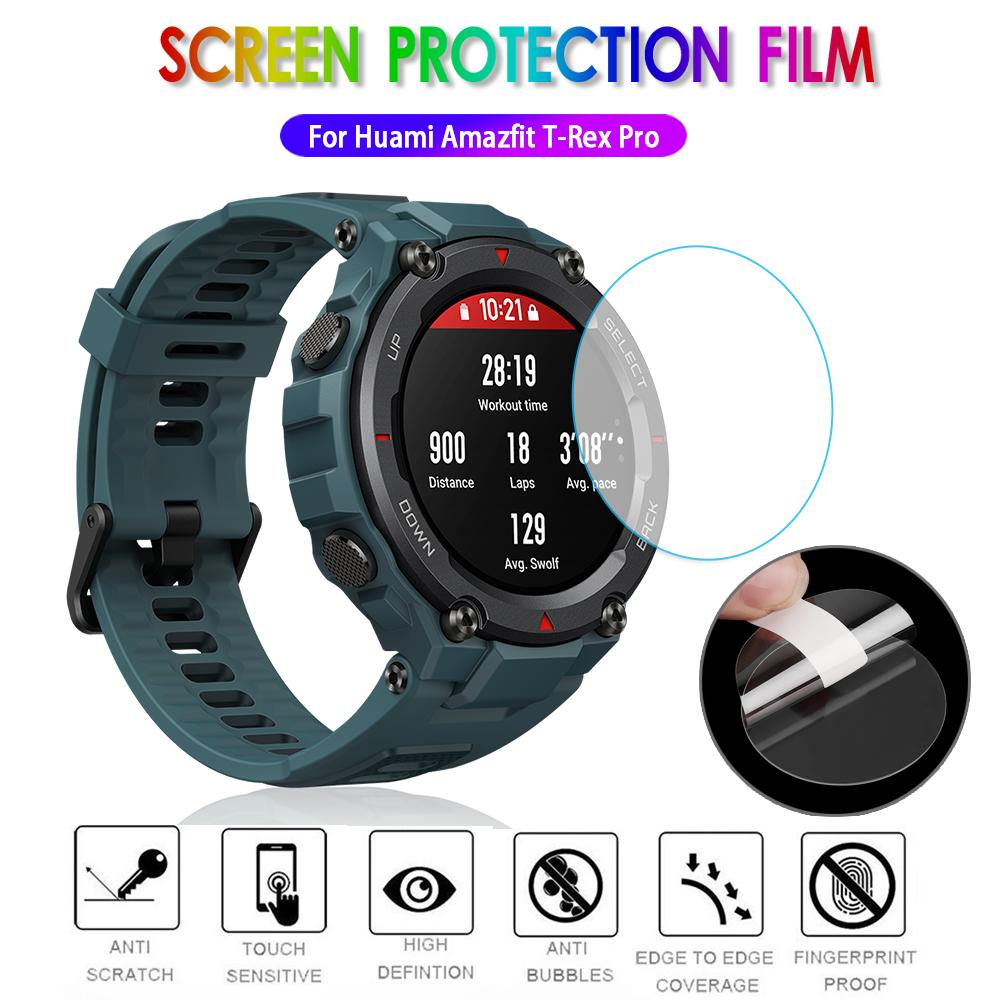 Tempered Glass Protective Film For Huami Amazfit T-Rex T-Rex Pro Smart Watch Screen Protector Accessories