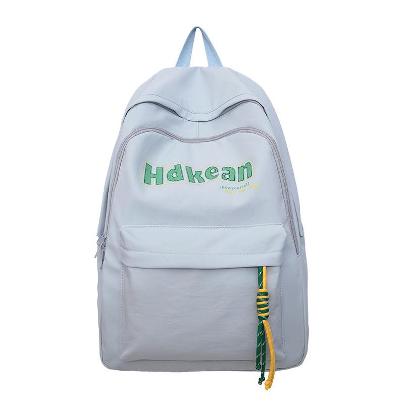 Fashion Travel Japanese Backpack Female Student Large Capacity Trend Backpack Travel Lightweight High Face Schoolbag Contrasting Colors