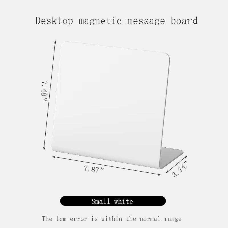 Message Board-Black-To do List Planner for Daily Inspiration,Easy Write & Wipe Surface with Magnetic Adsorption for Home.