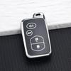 TPU Car Key Case Cover for Toyota Prius 30 Alpha Aqua Land Cruiser Auris for Lexus LC 200 2/3/4 Buttons Remote Holder Key Chain