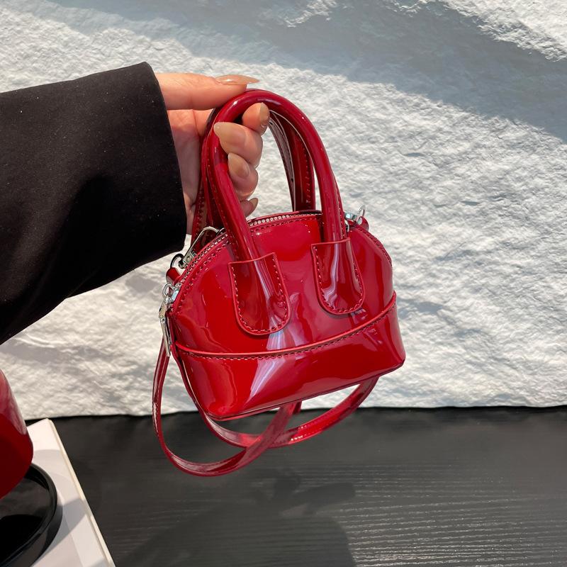 New Women's Solid Color Fashion Shoulder Messenger Bag