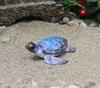 Decorative Small Turtle Figurine Resin Material Detailed Sculpture Indoor Outdoor Display Collectible Home Office Decoration