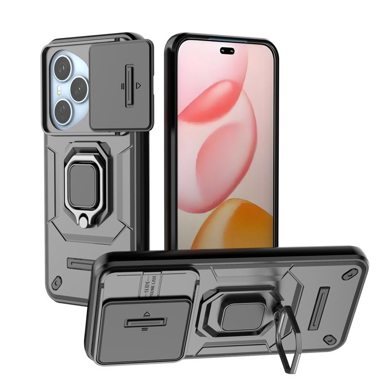 Armor Funda For Honor 400 Lite Honor400 Pro 5G Case Slide Camera Protect Ring Holder Cover For Honor 400 Pro Shockproof Coque