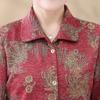 Elderly Women's Spring & Autumn Wear: Long-Sleeve Shirts & Thin Jackets for Mothers & Grandmothers