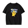 Potdemiel Summer New Pikachu Print Childrens Cotton TShirt Boys and Girls Comfortable and Breathable Childrens TShirt