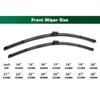 For Mercedes-Benz A-Class W177 2018-2023 2019 2020 2021 2022 LHD&RHD Front Wiper Blades Windshield Windscreen Window 24"+19"