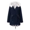 Mid-length Women’s Fashion Trend Hooded Down Jacket Soft Comfortable Lightweight Wrinkle-resistant Thickened Warm Long-sleeved Parka