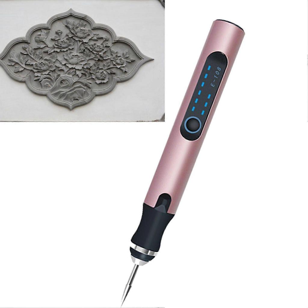 Electric Engraving Pen Cordless Rechargeable Grinding Machine Tool Set Kit for Nail Art Gold Engraving Grinding Set