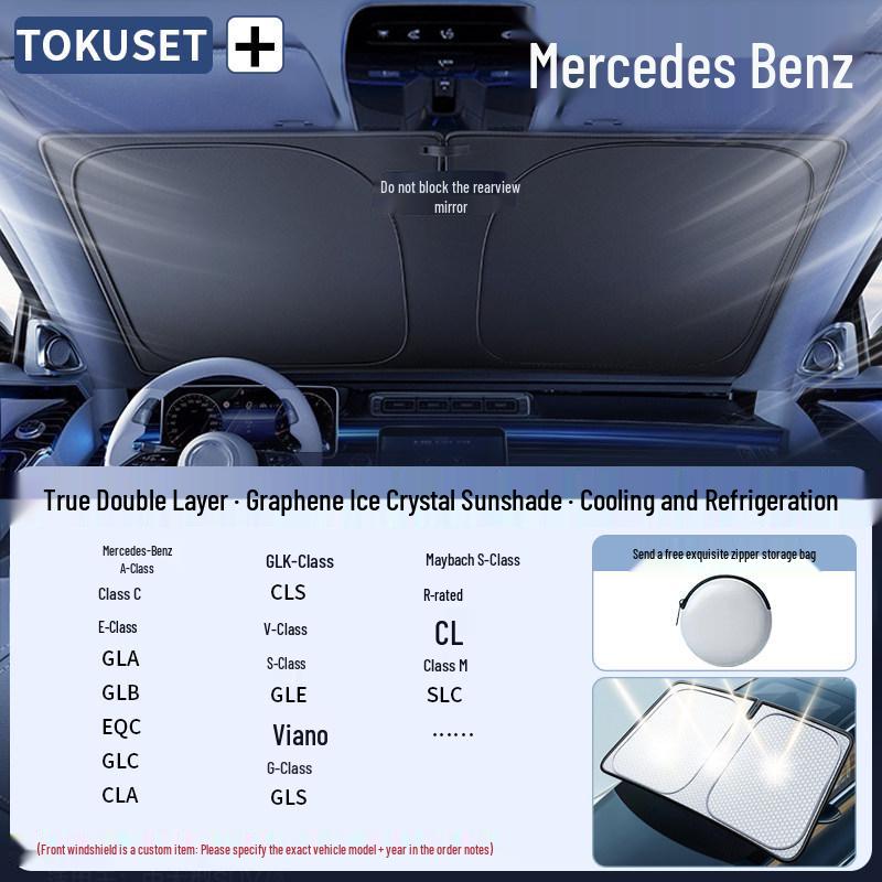 SUV Sunshade Windshield Cover: Anti-Glare, Heat Insulation, and Sun Protection Set
