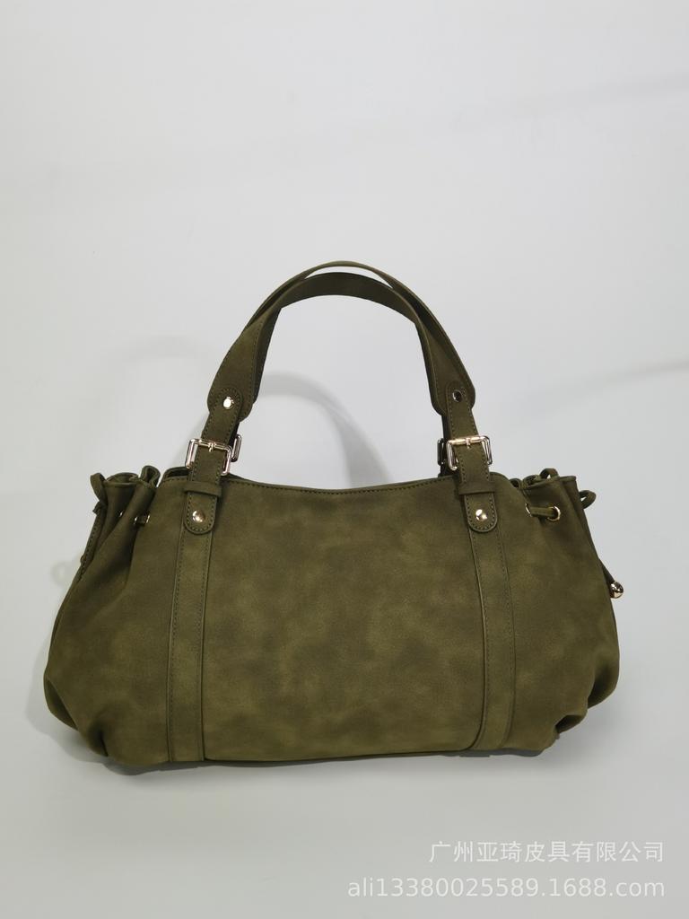 Damenhandtasche einfarbig einfache Handtasche für die Arbeit Pendlertasche Schulter Crossbody Tote weich