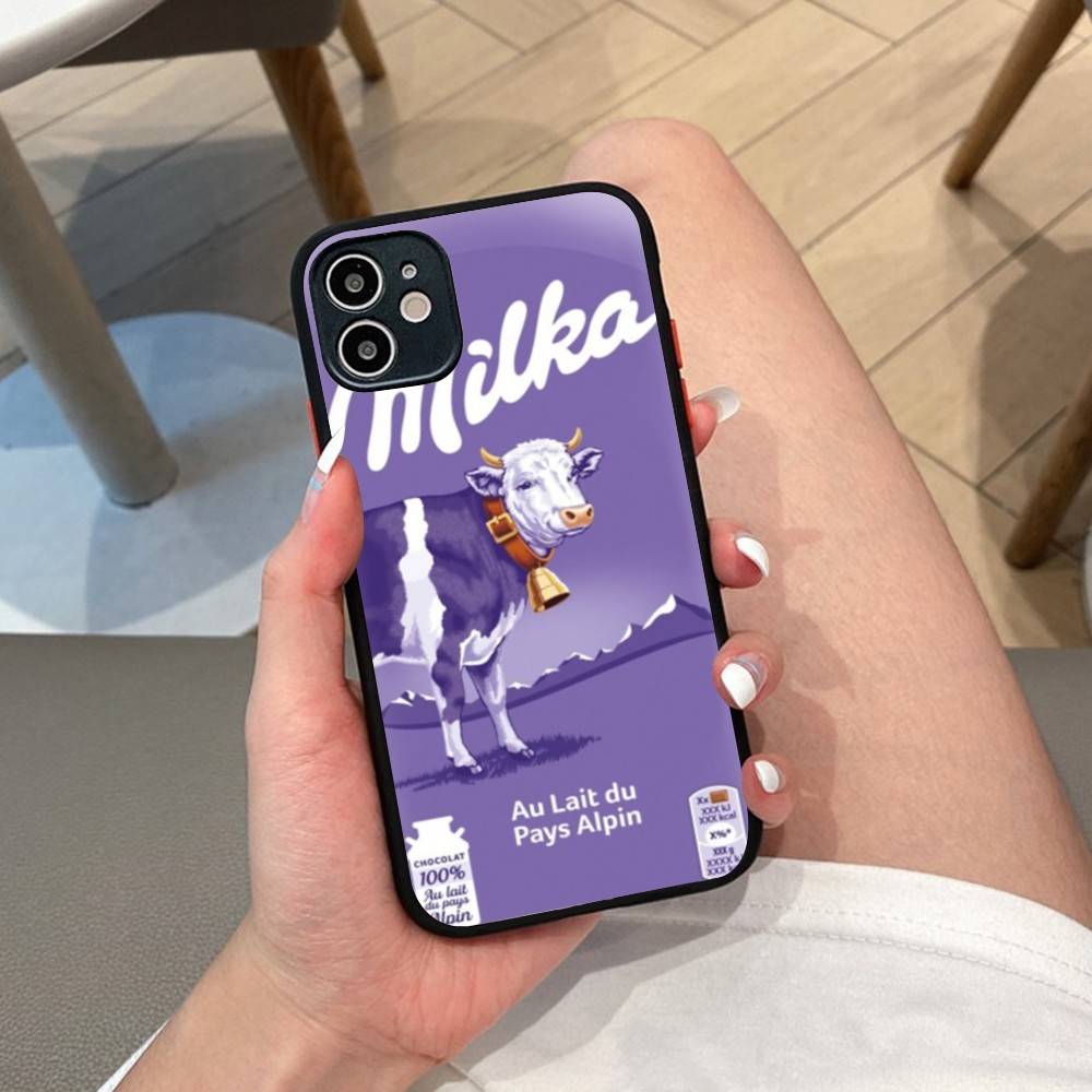 

Чехол для телефона M-MilkaS Chocolate BoxS для IPhone 14 X XR XS 7 8 Plus 11 12 13 Pro MAX 13mini Матовый Ударопрочный Чехол iphone 12pro max