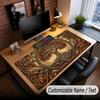 Tree of Life Theme Custom Mouse Pad Personalized With Name Text Customized Desk Mat For Office Home Decor