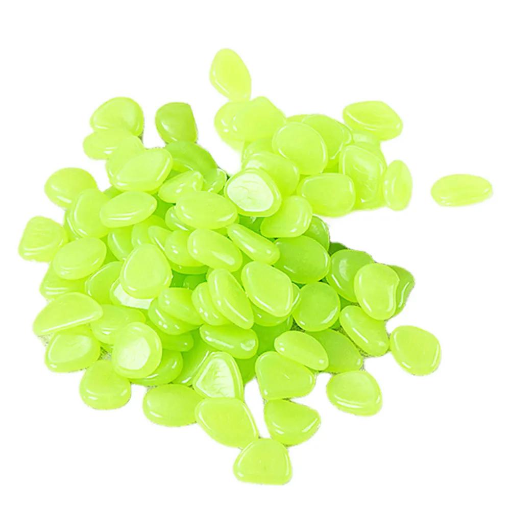 100Pcs Glow in The Dark Rocks Multifunction Glow In The Dark Pebbles Glowing Stones Rocks Pebbles for Outdoor Landscaping