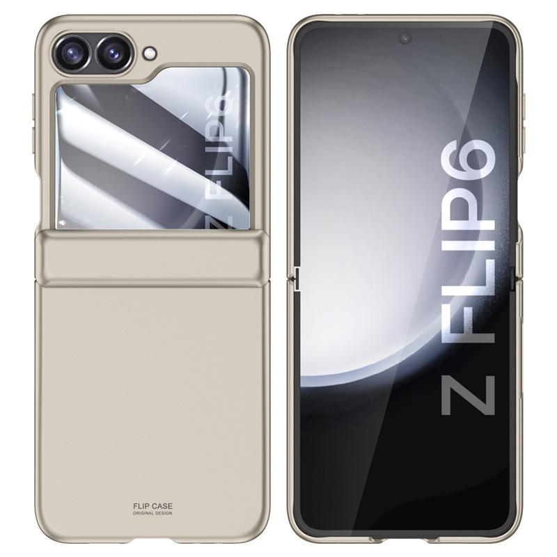 The Skin-like Matte Hinge Is Suitable for The Samsung Zflip6 Phone Case. Galaxy6 Generation Folding Full Package 6 Sets