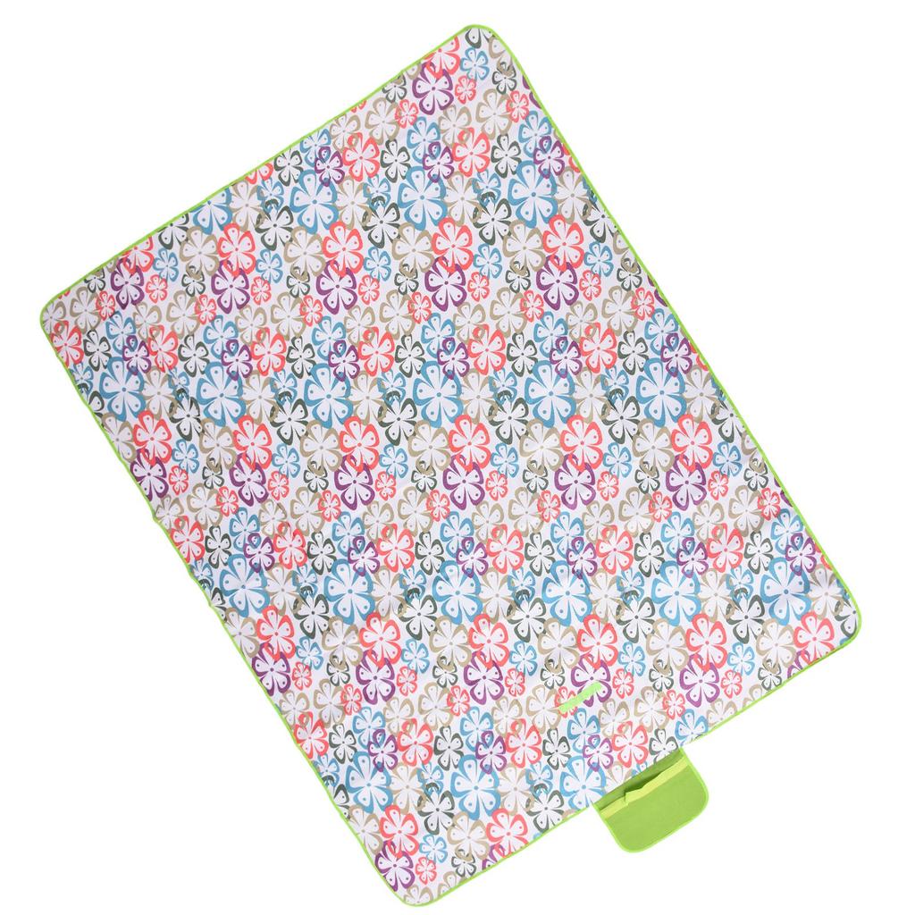 145 200 Coperta da Picnic Coperta da Esterno di Grandi Dimensioni Impermeabile Antipolvere Portatile per Campeggio e Viaggio Floreale