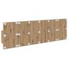 Headboard with Cabinets 3 pcs Artisan Oak Wood Based Material