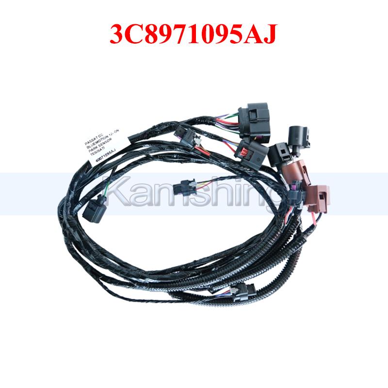 Kamshing 3C8971095AJ Front Bumper Parking Sensor Wiring Harness For Volkswagen Passat CC 2010 Front Bumper Harness