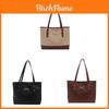Large Capacity Tote Bag For Women With Pu Material And Zip Closure For Daily Commuting