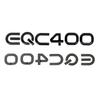3D ABS Chrome Silver Black Car Rear Trunk Badge Sticker EQC400 4MATIC Emblem Logo  EQA EQB EQE EQC 400 Accessories