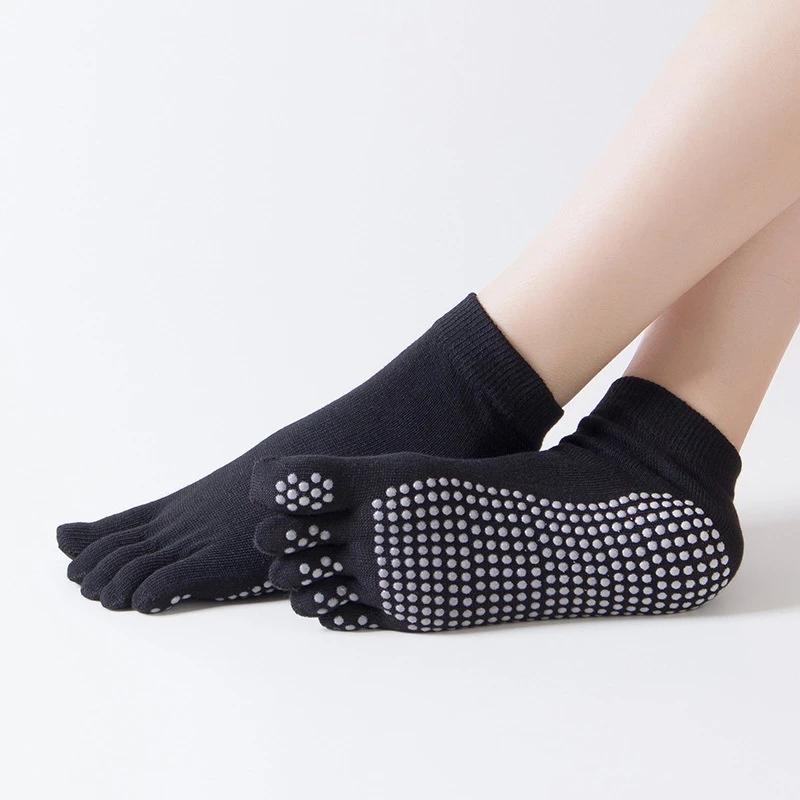 Non Slip Floor Socks Bag Toe Open Toe Yoga Socks Women