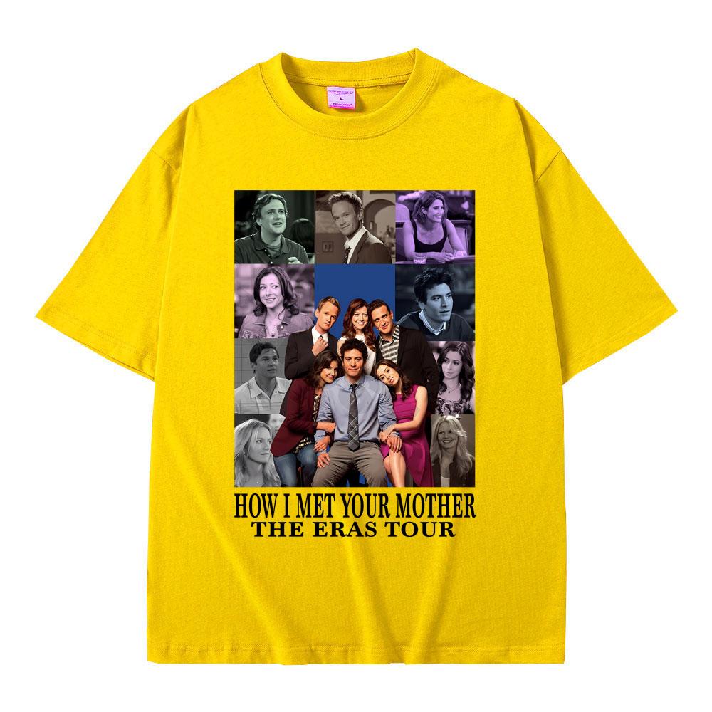 Televizní seriál Jak jsem poznal vaši matku The Eras Tour Tričko Pánské 100% Bavlna Krátký Rukáv Trička Pánské Dámské Ležérní Oversized Tričko