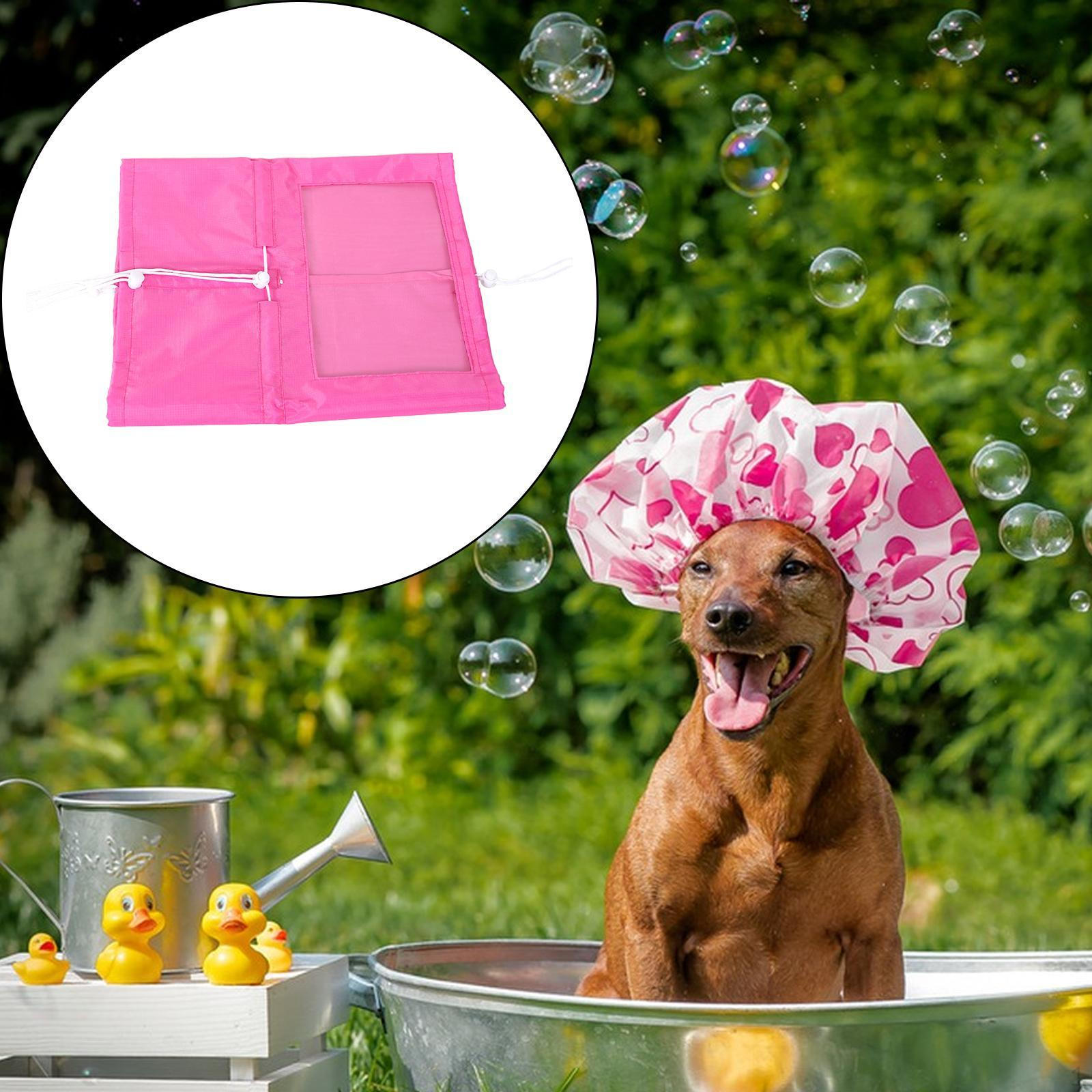 

Регулируемая шапочка для душа для собак, ванна, наушники для собак, шапочка для ухода за собаками, плавание