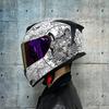 LVS Motorcycle Helmet Men's Women's Motocross Full Helmet Personality Cool Racing Helmet Casco Moto DOT Certification