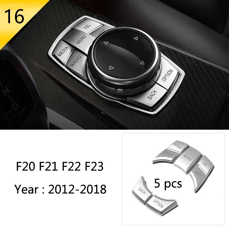 Carbon For BMW 1 2 Series F20 F21 F22 F23 Transmission Internal Air Conditioning CD Panel Door Armrest Decorative Sticker