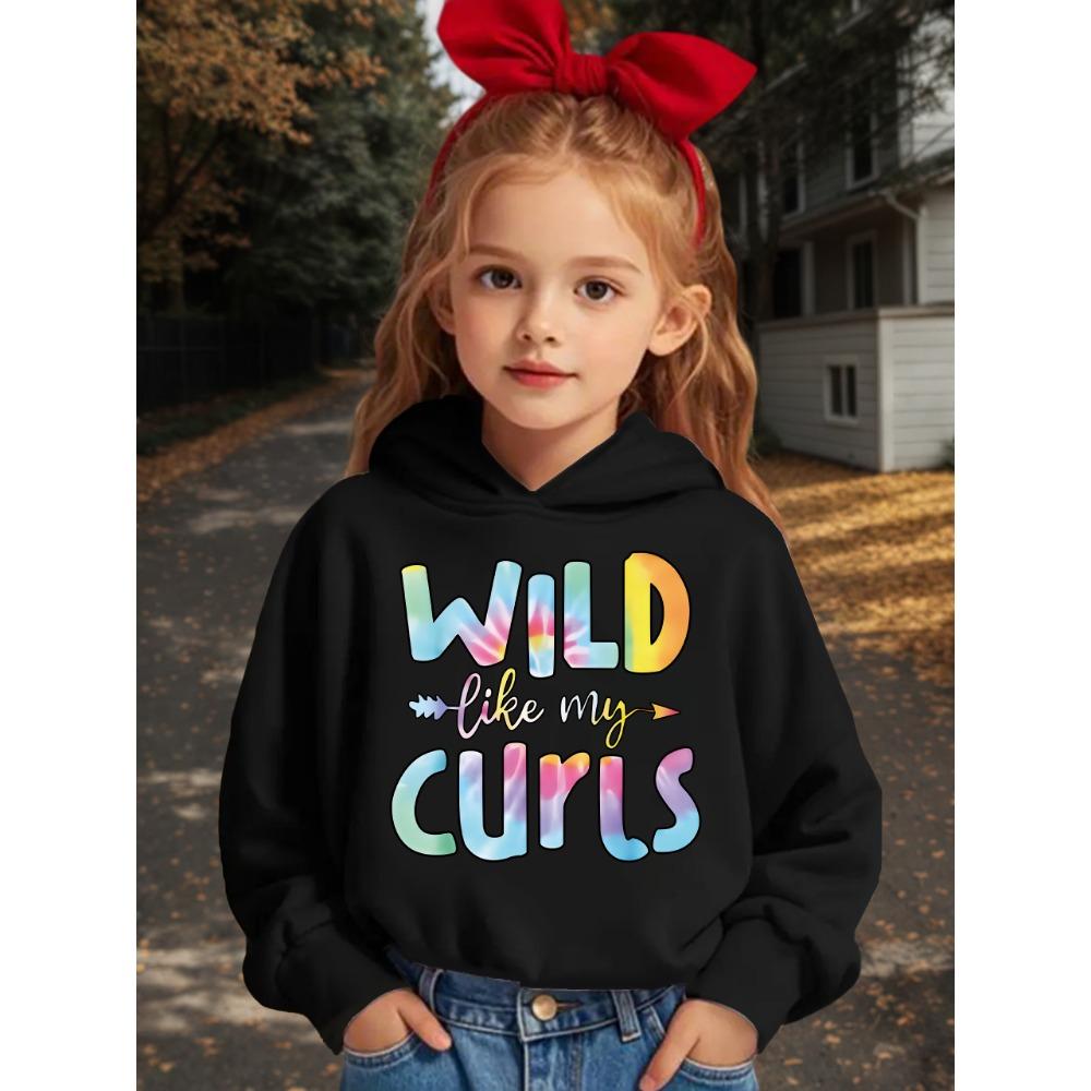 A Hooded Sweatshirt For Girls, A Fashionable Autumn Style, With A Casual And Simple Design, Is Suitable For Children's Outdoor T