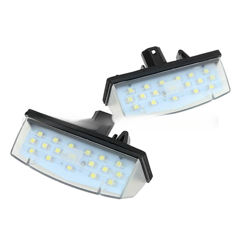 

Светодиодная подсветка номерного знака Совместимо с Toyota Prius Previa RAV4 Lexus Автоаксессуары Автозапчасти Задняя подсветка номерного знака white light