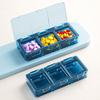 Travel Pillbox - Three-Compartment Design,  For Storing Everyday Medications
